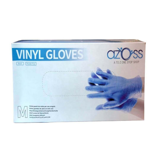 Azoss vinyl gloves in a striking shade of blue are the ideal choice for individuals and professionals seeking reliable hand protection with a touch of style. These disposable gloves offer exceptional performance and versatility, making them suitable for a wide range of applications.