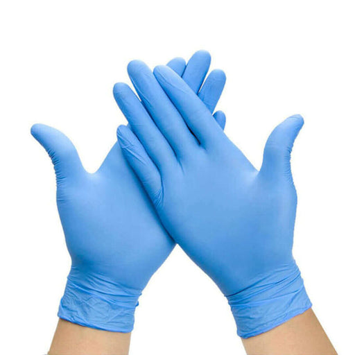 Azoss Vinyl Disposable Gloves Blue