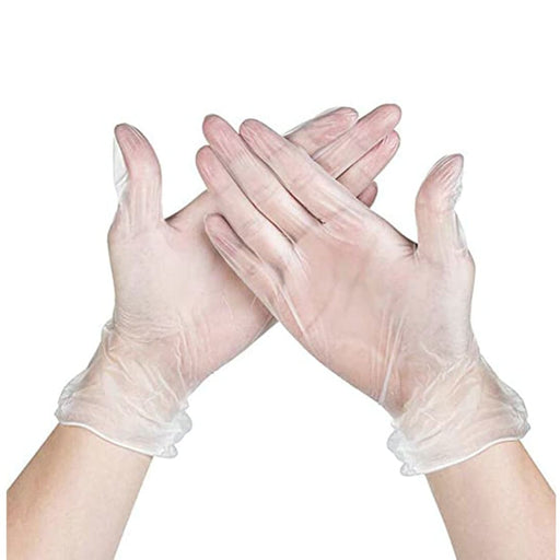 Azoss Vinyl Gloves Clear Large Size in Qatar