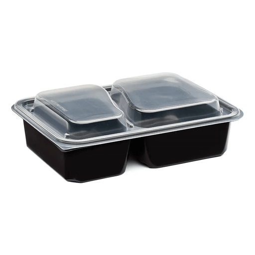 Effortlessly portion control and keep meals fresh with the Azoss Black 2-Compartment Microwavable Container! This convenient and versatile container features a durable design, a leakproof lid, and two separate compartments, making it ideal for meal prepping, storing leftovers, and enjoying healthy, portion-controlled lunches in Qatar.