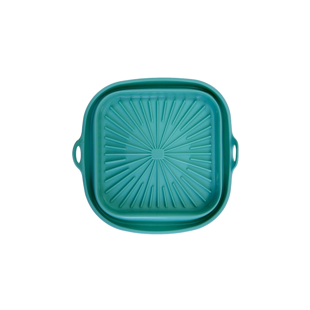 Air Fryer Silicone Liner Square Green