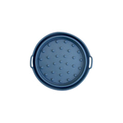 Air Fryer Silicone Liner Round Dark Blue