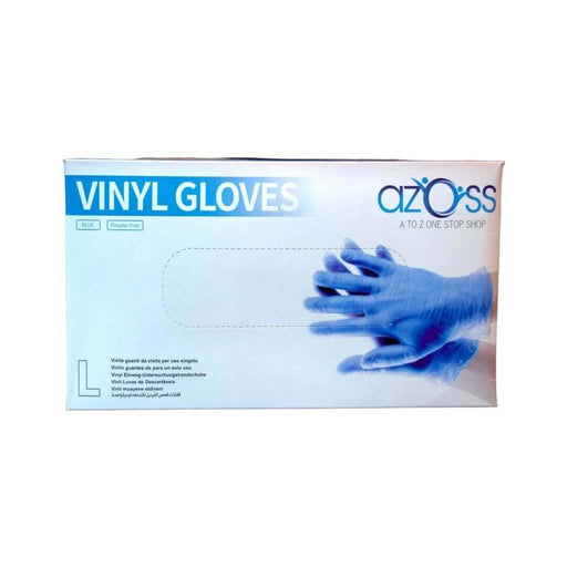 Azoss vinyl gloves blue are the ideal choice for individuals and professionals seeking reliable hand protection in restaurants, kitchens and medicals etc.