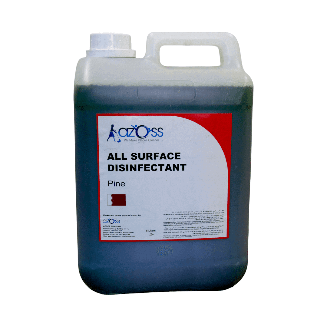 Azoss is the premier choice in Qatar for thorough disinfection. Our versatile formula is suitable for all types of surfaces, making it the ultimate solution for homes, offices, and public spaces. Trust in Azoss for a cleaner, safer, and more hygienic environment.