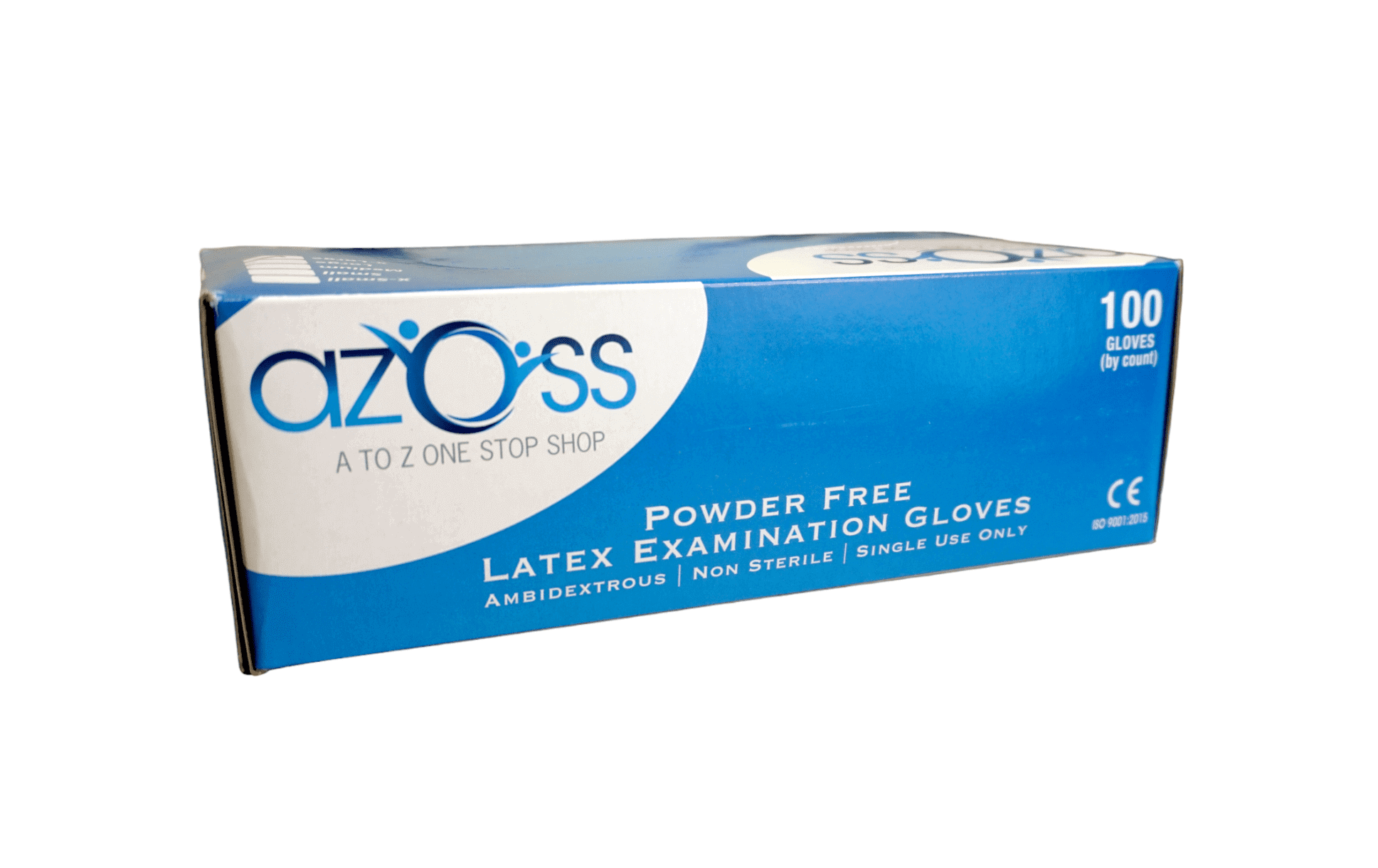 Azoss Powder Free Latex Glove Shop Online in Qatar, Latex gloves offer flexibility, elasticity, dexterity, tactile sensitivity, comfort, and fit. They have good mechanical resistance and successfully form a barrier to bodily fluid and other infectious substances.