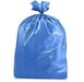 Biodegradable Garbage Bag, Size 85 x 110 cm, Color  Blue, 25 Microns  Azoss Trading