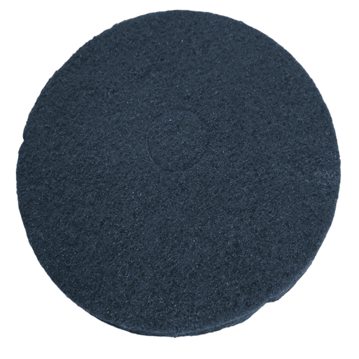 Azoss Floor Pads for Single Disc Cleaning Machine 17Inch Black - Heavy duty coarse stripping pad, this is for wet striping of floors removing old finishes, Used for cleaning, stripping, and light scrubbing. Buy Online in Qatar
