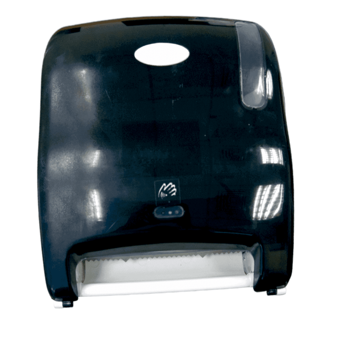 Azoss JOFEL Auto Cut Paper Dispenser Automatic Black - Ideal for places with high traffic of people, recommended for collectivities and public toilets, Buy Online in Qatar