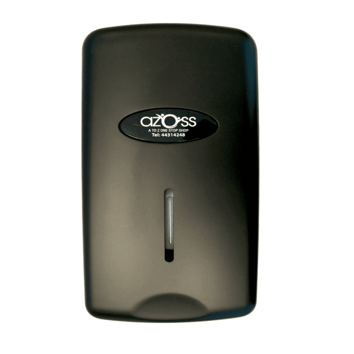 Azoss JOFEL Bulk Fill Soap Dispenser Plastic Black, Easy to clean, maintain and refill, Maximum performance, long lasting life, Especially recommended for collectivities and public toilets with high traffic of people, Buy Online in Qatar