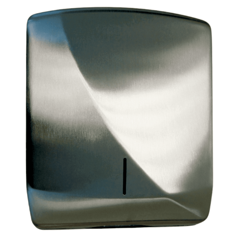 JOFEL Z-Fold Paper Towel Dispenser Stainless Steel - Hygienic: Avoids contamination when touching towels manually, Ideal for places with high traffic of people, Buy Online in Qatar