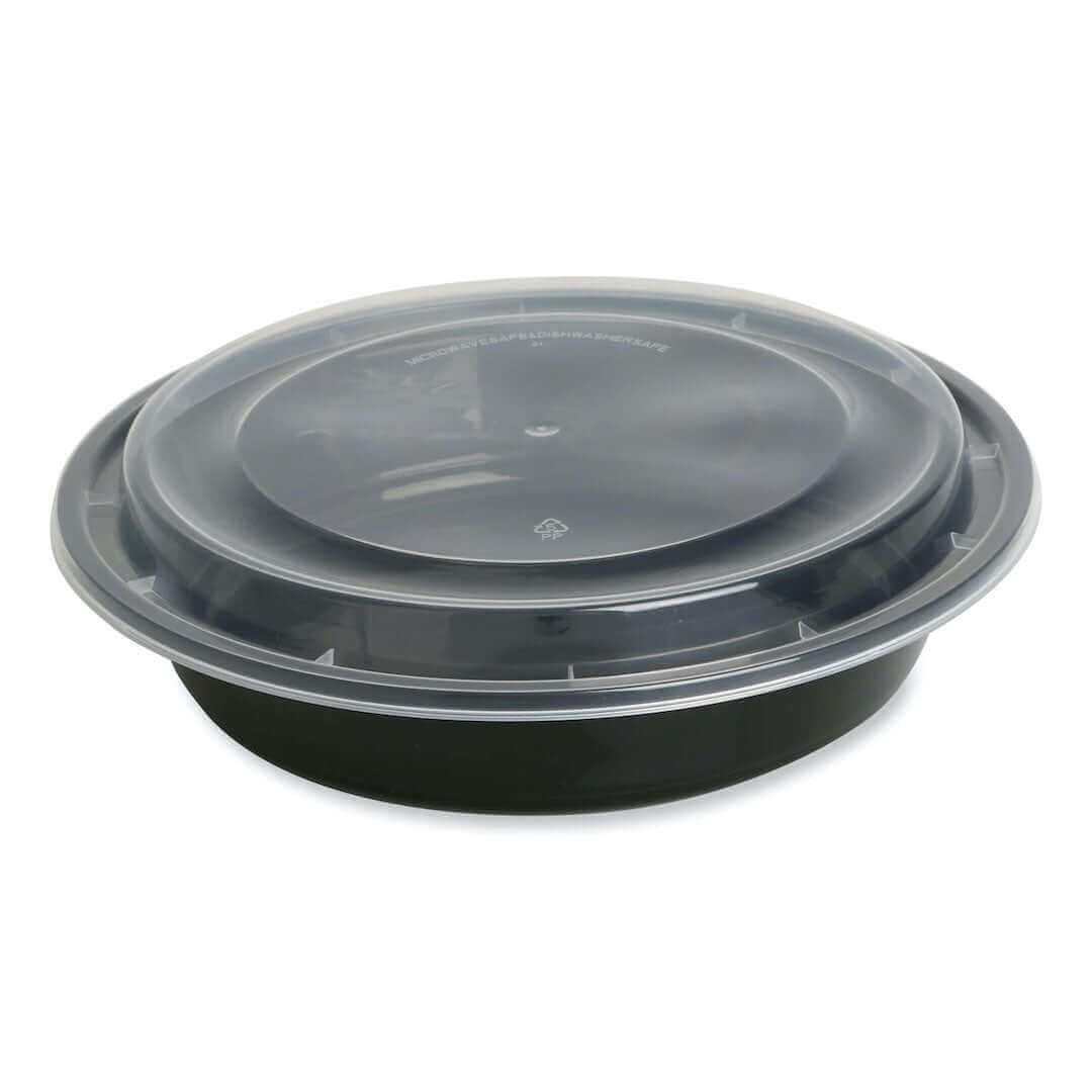 Elevate your food storage with the Azoss Black Round Microwavable Container! This premium and versatile container features a sleek black design, microwavable functionality, and a leakproof lid, making it ideal for storing, reheating, and transporting leftovers or prepared meals in Qatar.