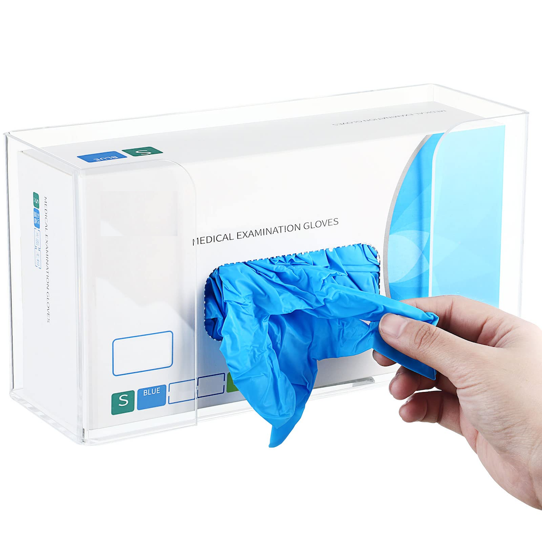 Acrylic Glove Dispenser, Single Box Capacity in Qatar